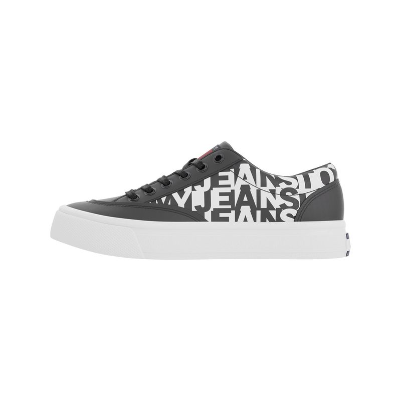 TOMMY HILFIGER - Zapatillas Virgil Logo Print Negro Tommy Hilfiger