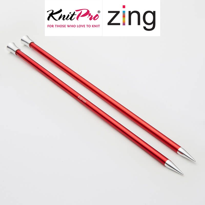 GENERICO - Palillo recto 9mm Knit Pro Zing 35cm