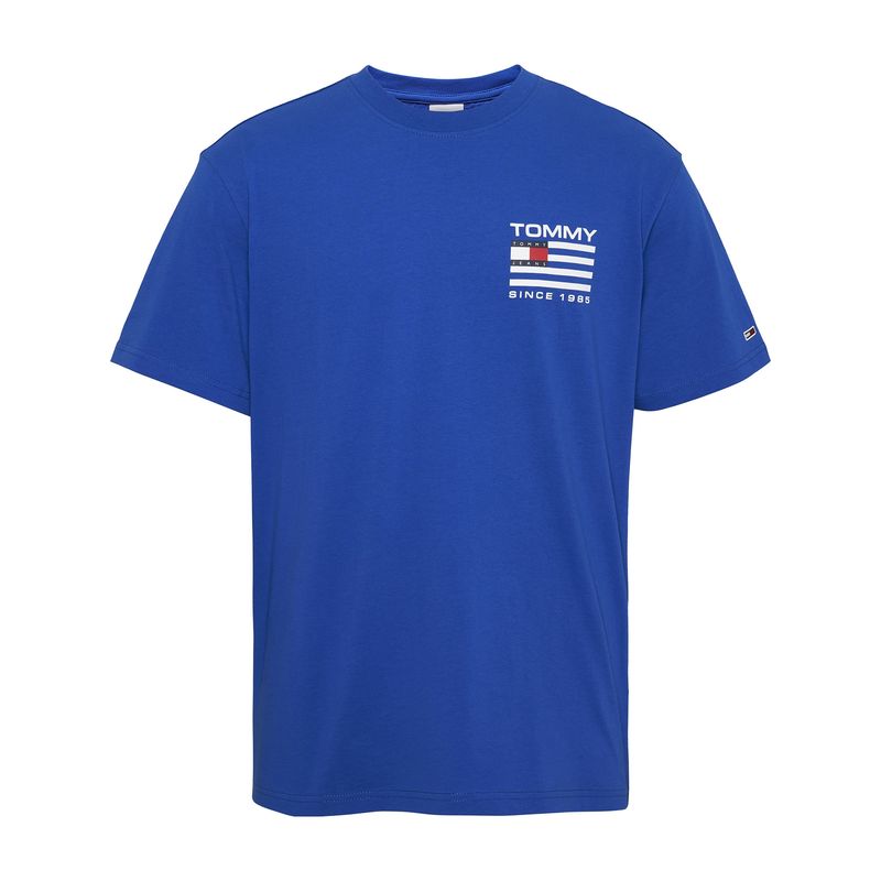TOMMY HILFIGER - Polera Classsic Back Logo Azul Tommy Jeans.