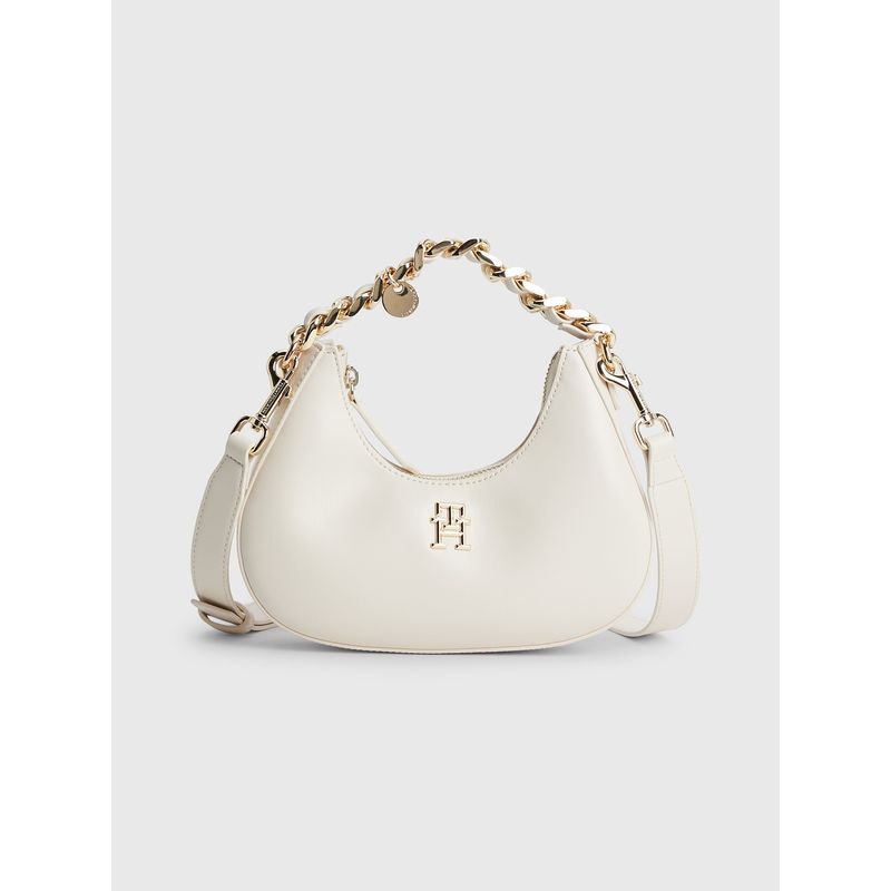 TOMMY HILFIGER - Cartera Crossover Chic Blanco Tommy Hilfiger