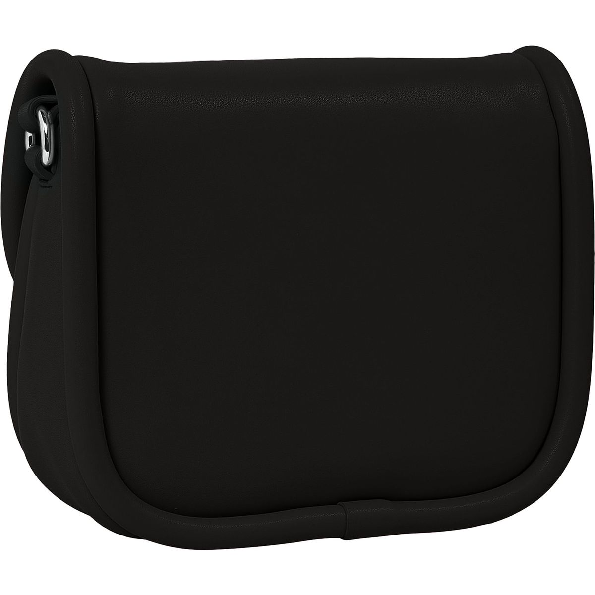 TOMMY HILFIGER - Cartera Flap Femme Con Logo Negro Tommy Hilfiger