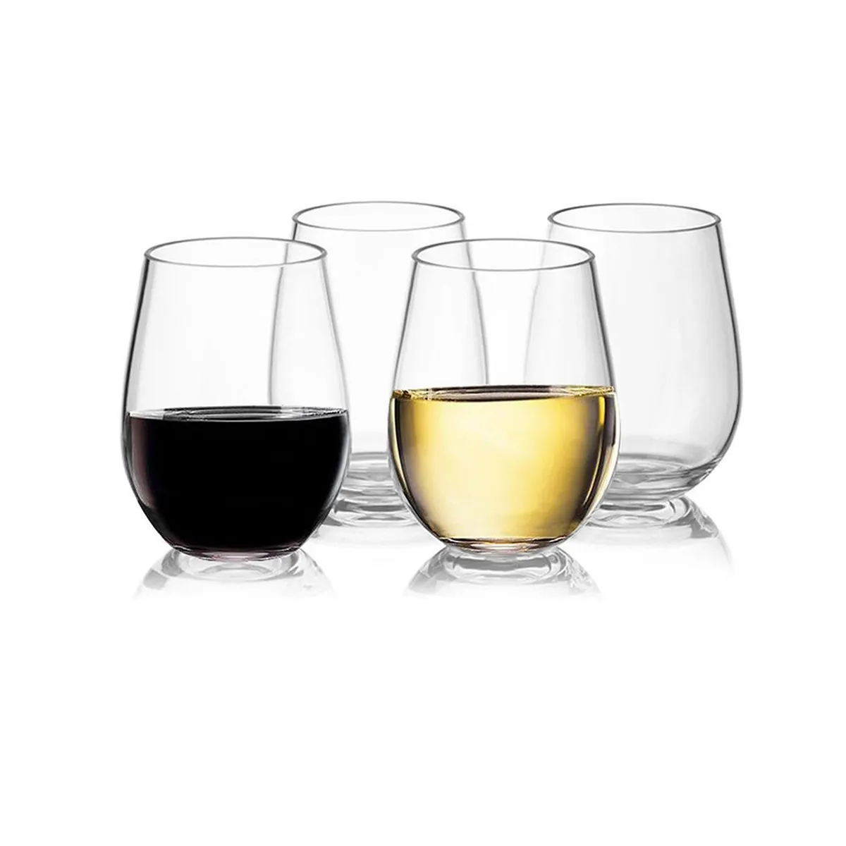 HOMEWELL - Set 4 Vasos Vidrio Vino 540ml HOMEWELL