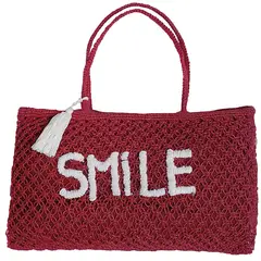 GENERICO - BOLSO FIBRA NATURAL MODELO SMILE…