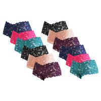 Pack de 12 Calzon Pantaleta de Encaje