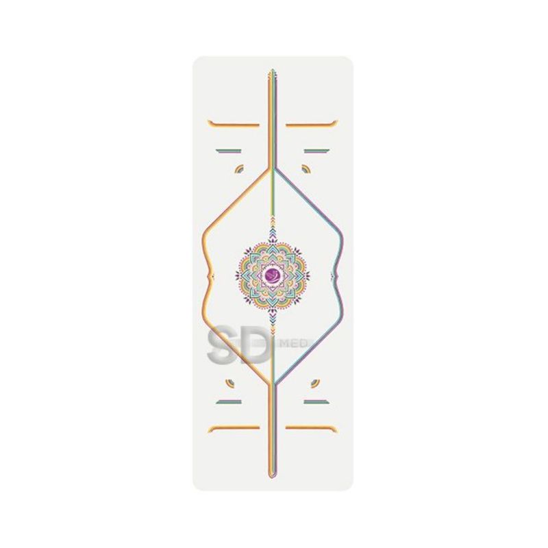 SDFIT - Mat de Yoga Caucho Natural CYPU0014 5mm - Blanco Invierno…