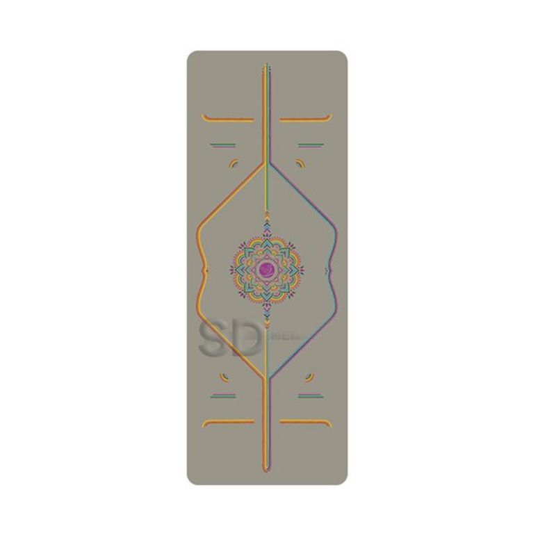 SDFIT - Mat de Yoga Caucho Natural CYPU0014 5mm - Gris Claro…