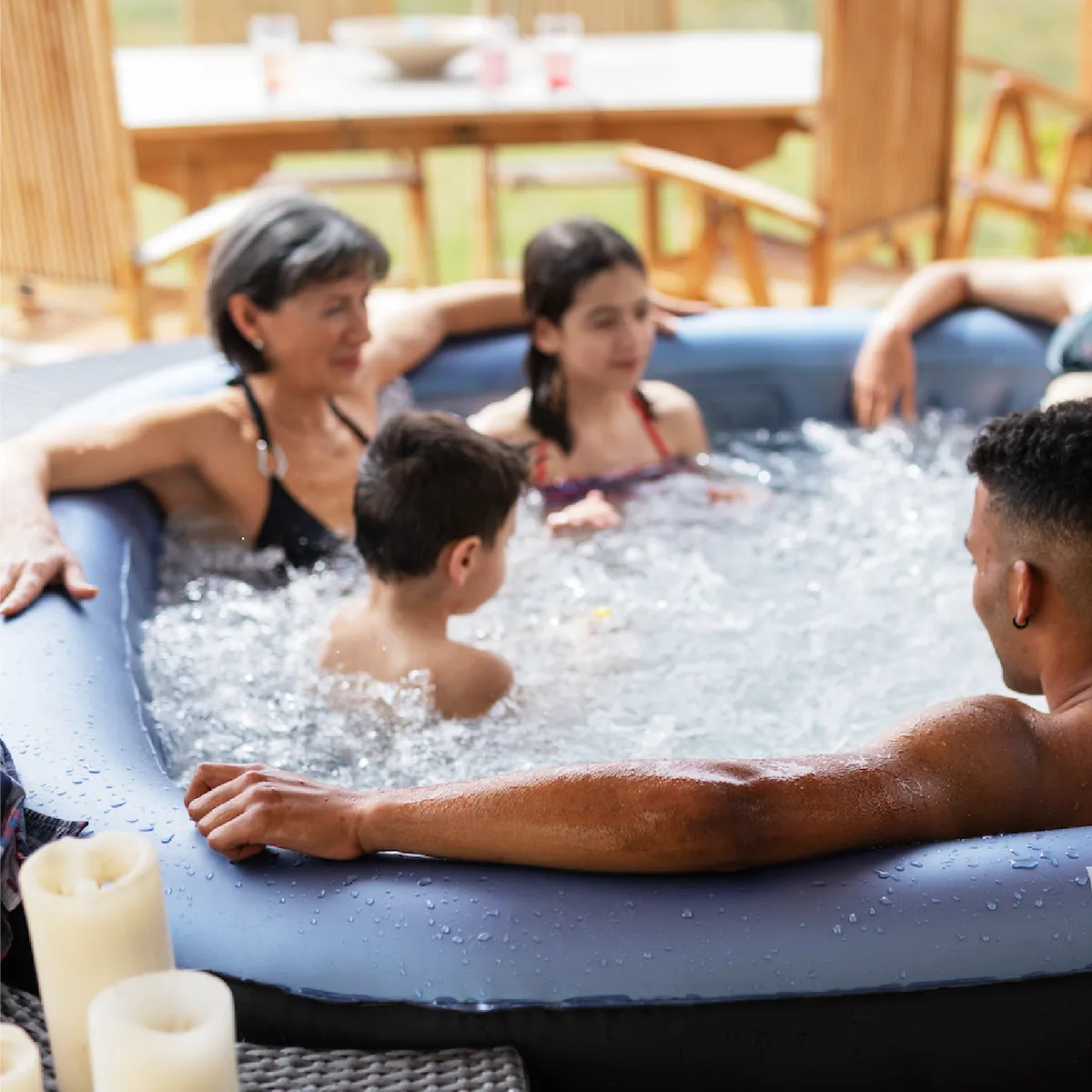 MSPA - Hot Tub Inflable Spa Tekapo Comfort Para 4 Personas MSpa