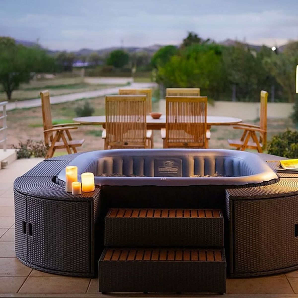 MSPA - Hot Tub Inflable Spa Tekapo Comfort Para 6 Personas MSpa