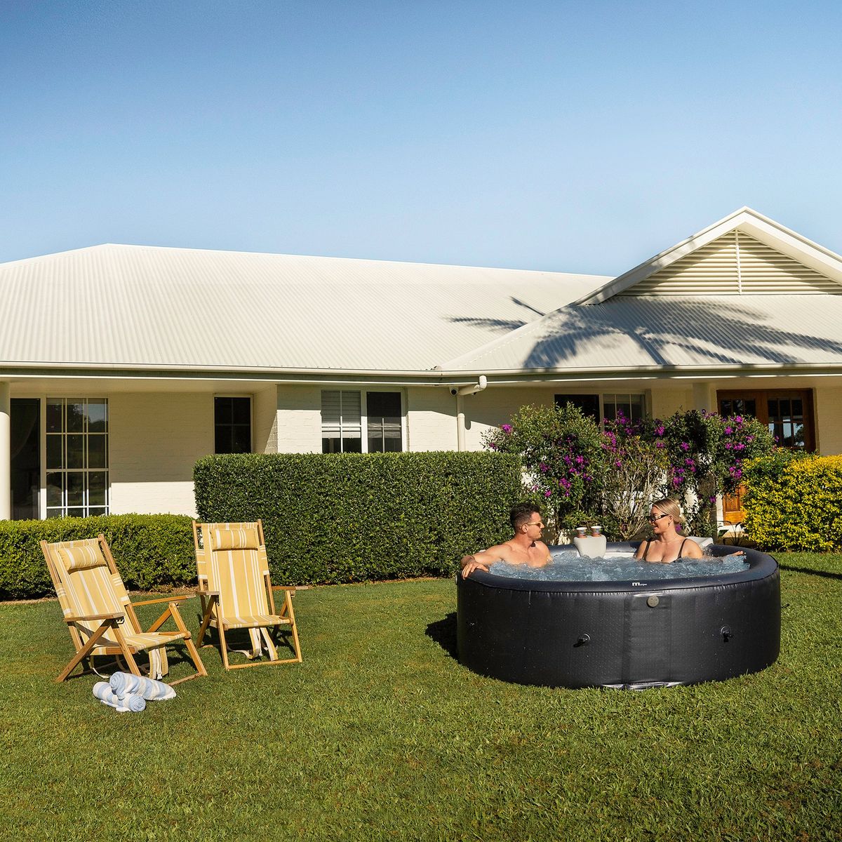 MSPA - Hot Tub Inflable Spa Carlton Muse Jets Para 6 Personas MSpa