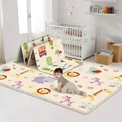 EVERSO - Alfombra Antigolpes Plegable Para Niñas Bebes 180x120cm