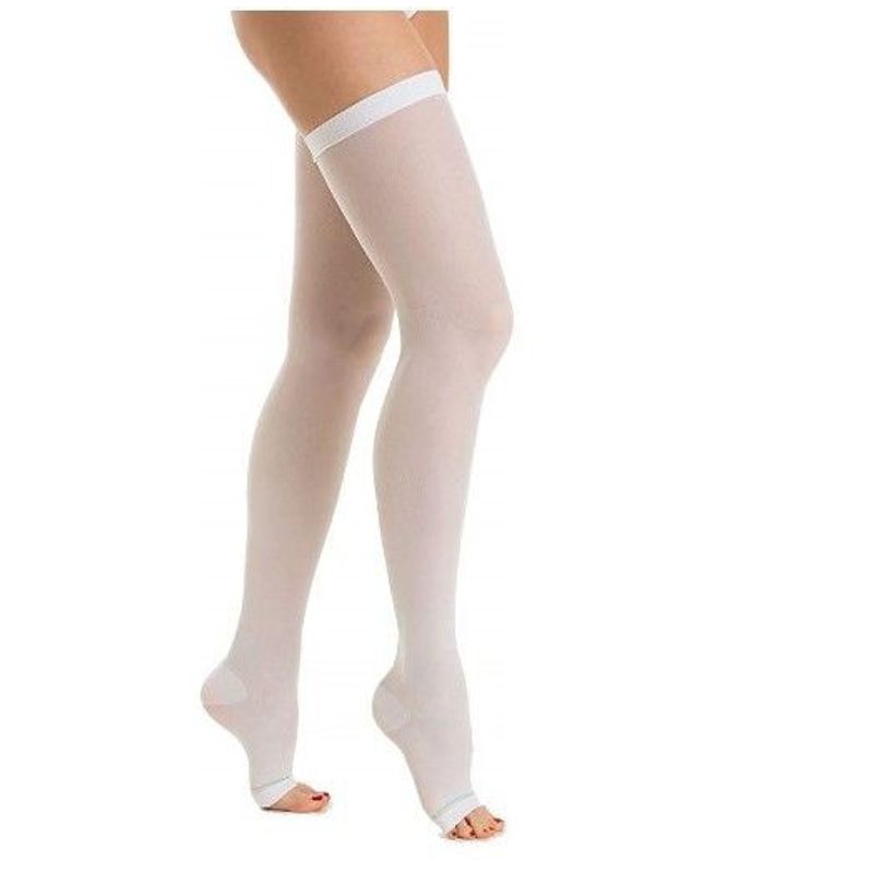 CRANBERRY - Medias Anti embólicas Libre de Látex Talla XL - Cranberry