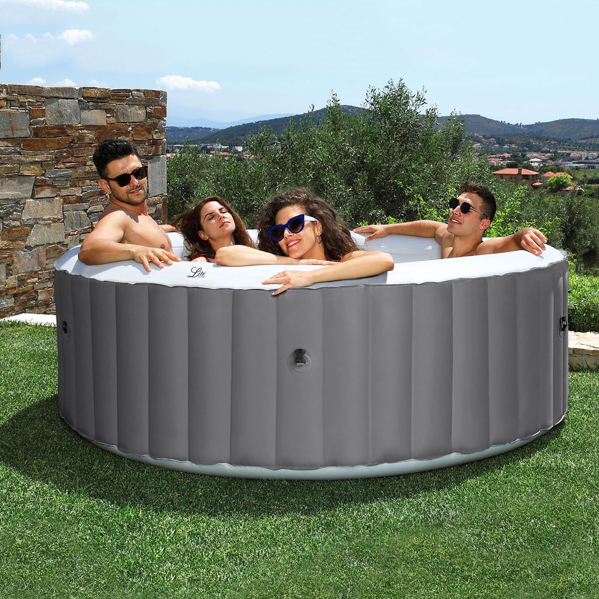 MSPA - Hot Tub Inflable Pebble Lite Para 6 Personas MSpa