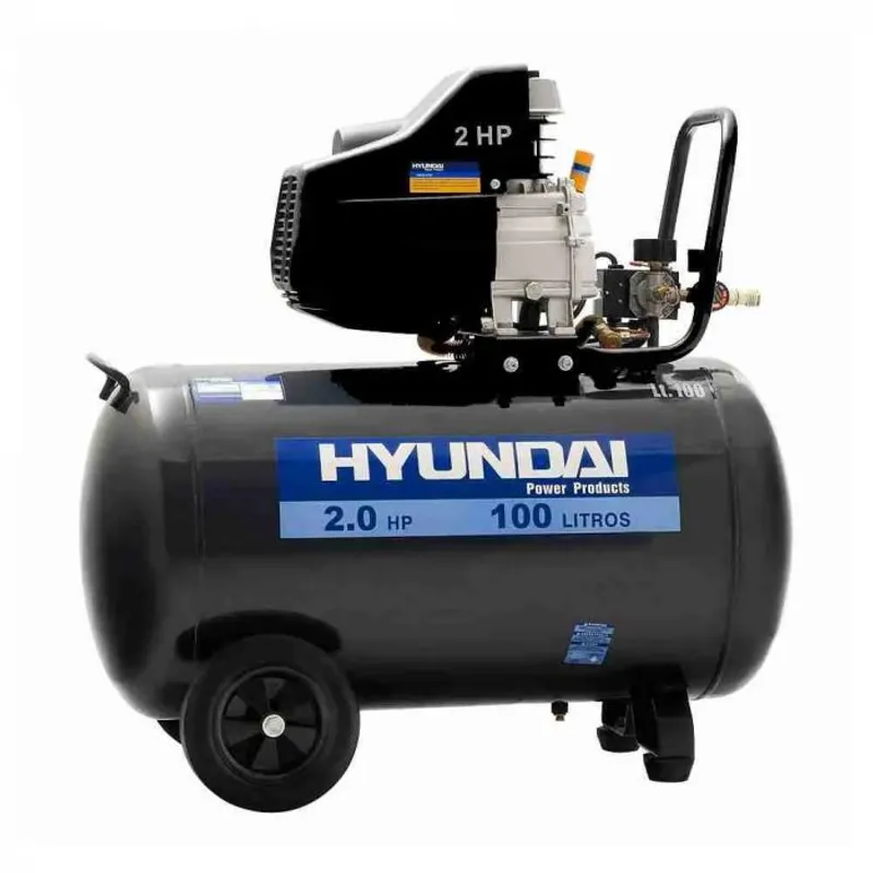 HYUNDAI - Motocompresor Hyundai Monofasico 2 Hp 100 Lt.