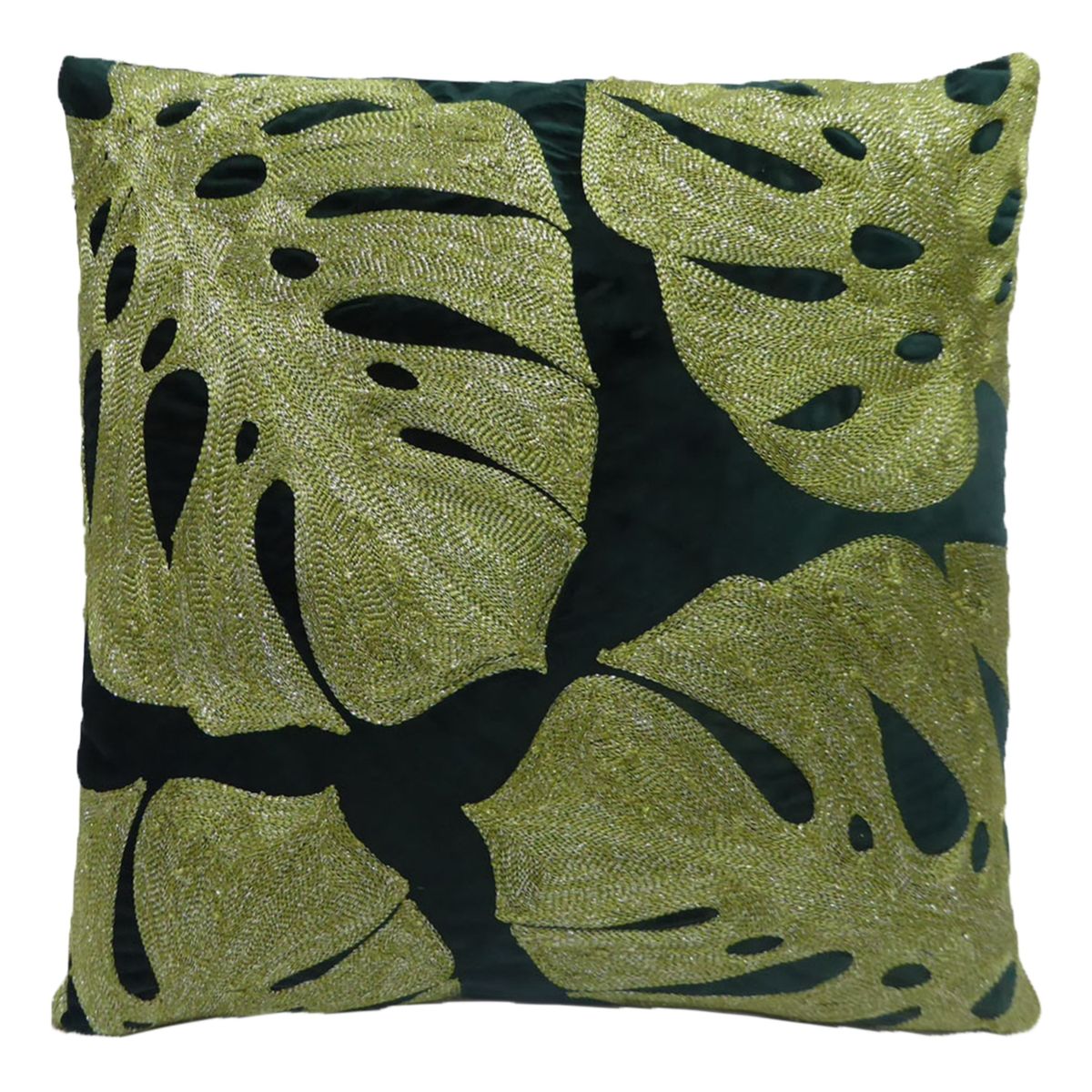 MALLORCA - Cojín Decorativo Bordado Velvet Pata de Tigre 45 x 45 Cms.