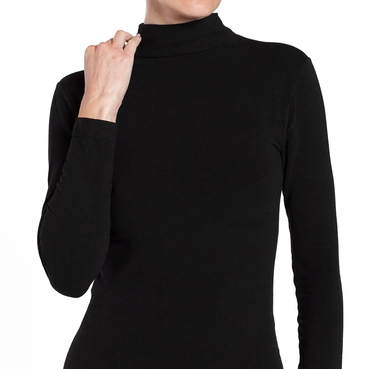 MONARCH - Polera Beatle Lana Merino Negro