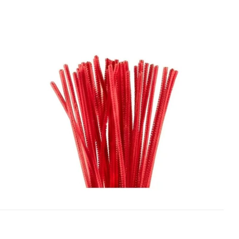 GENERICO - Limpia Pipas De 30 Cm - 20 Unidades ROJO…