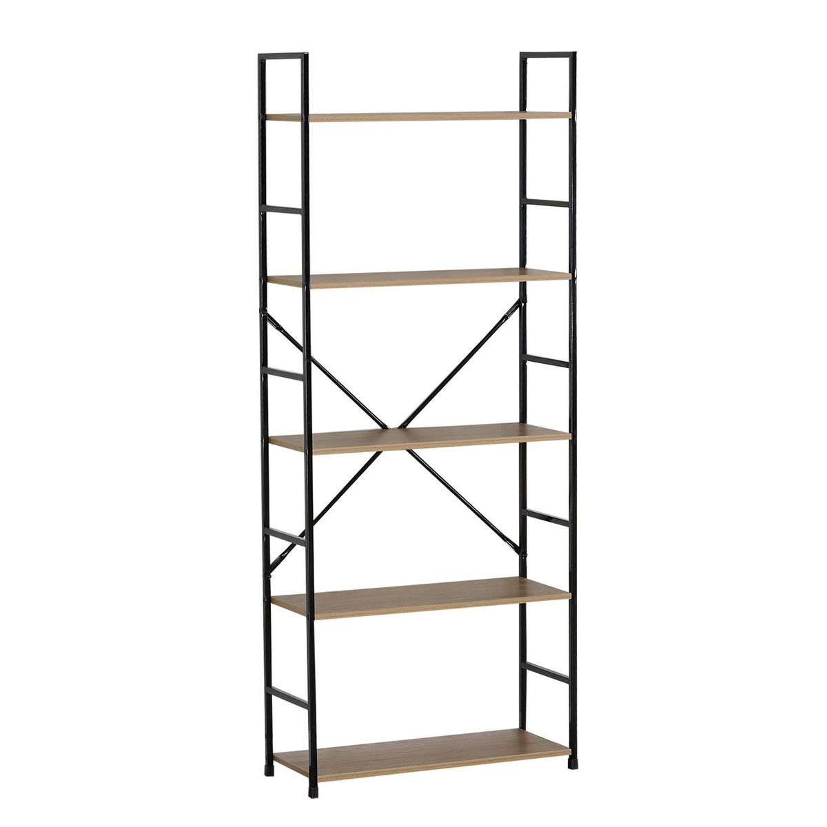 NOVAHUS - Estante cruz 5 niveles Industrial 144x59x24