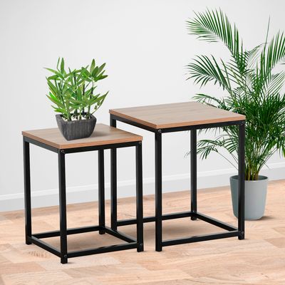 Imagen 2 del producto Set mesas laterales metal Industrial