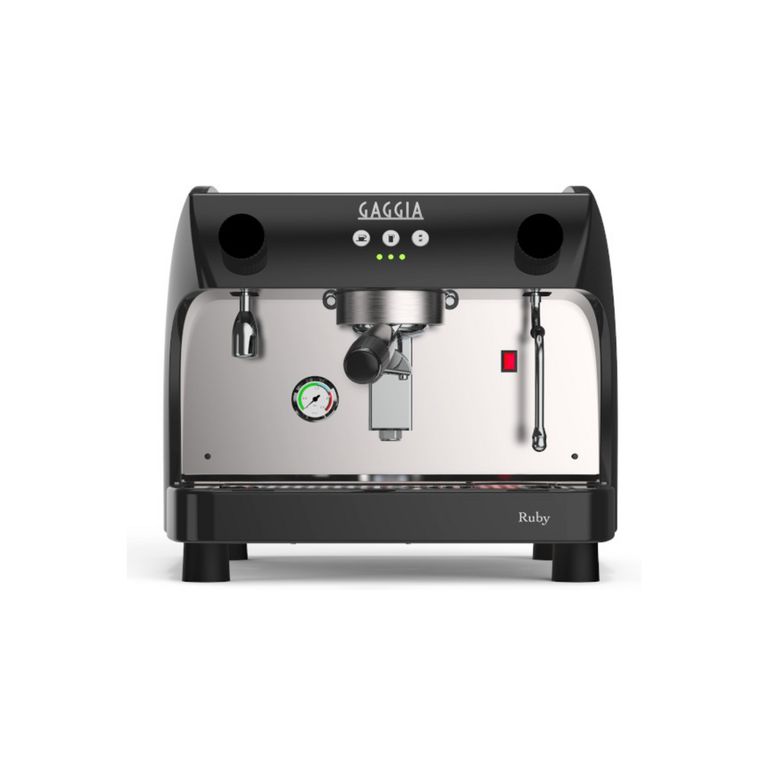 Cafetera Ruby Pro 1 Grupo - Tanque de Agua - Negra