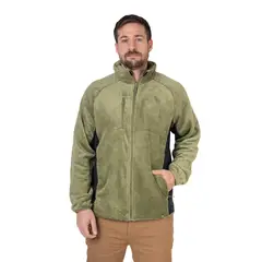 LENGA - Chaqueta Micropolar Hombre Furry Grey Lenga® Cierres Ykk®