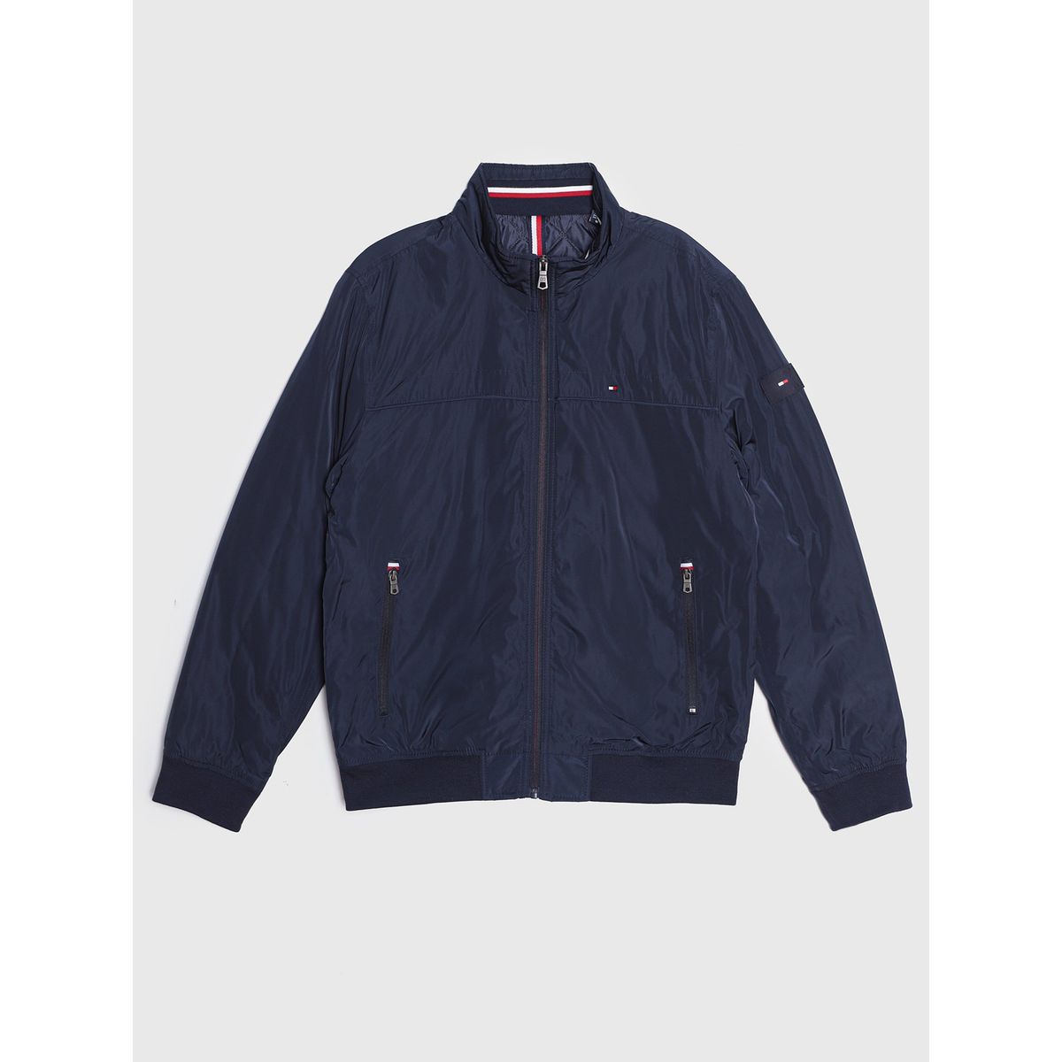 TOMMY HILFIGER - Chaqueta Bomber Golf Con Logo Azul Tommy Hilfiger