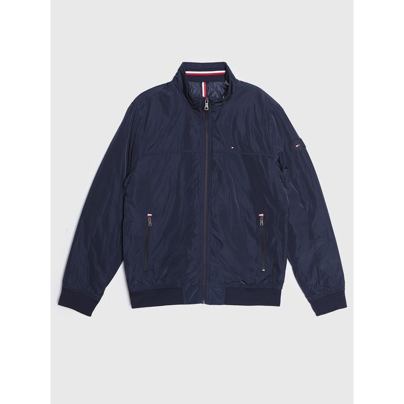 TOMMY HILFIGER - Chaqueta Bomber Golf Con Logo Azul Tommy Hilfiger