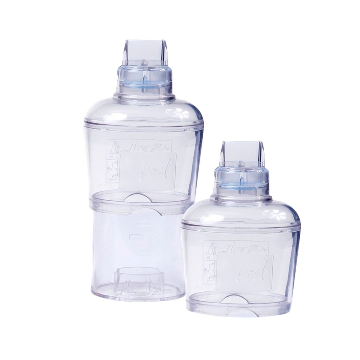 TOPMEDIC - Aerocámara Antibacterial Para Inhalador Plegable Portátil Para Niños A2A