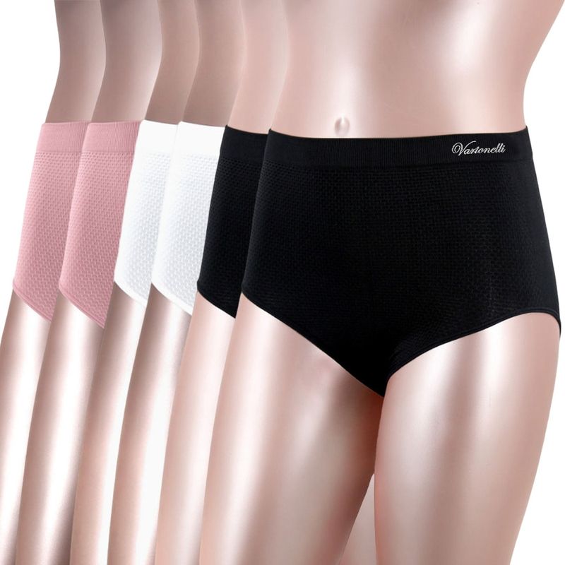 VARTONELLI V - Pack de 6 Calzon Reductor de Abdomen Levanta Gluteos.
