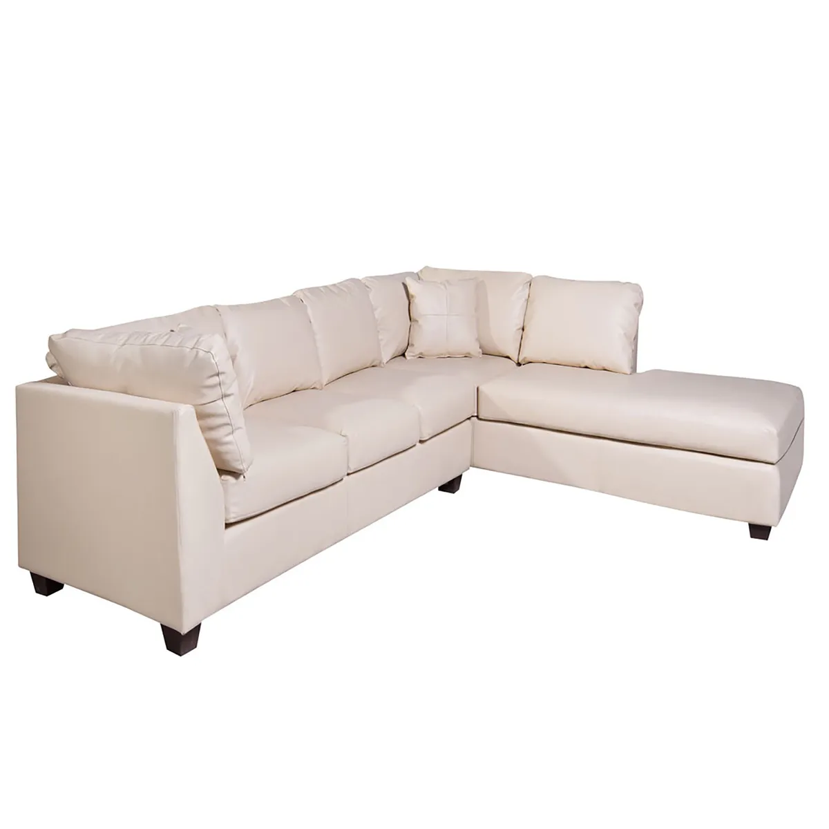 LATAM HOME - Sofá Seccional Padua Derecho Pu Grano Beige