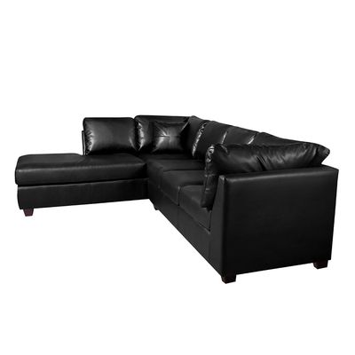 Imagen 2 del producto Sofá Seccional Padua Izquierdo Pu Grano Negro