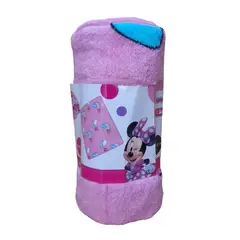 DISNEY - MANTA CORAL PARA BEBE 127x152 MINNIE COMETS PINK