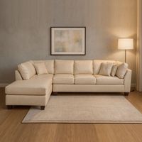 Sofá Seccional Padua 5 Cuerpos Chaise Longue
