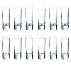 GENERICO - Pack 12 Vasos Cristal Lexington Tequila Cocina 74cc