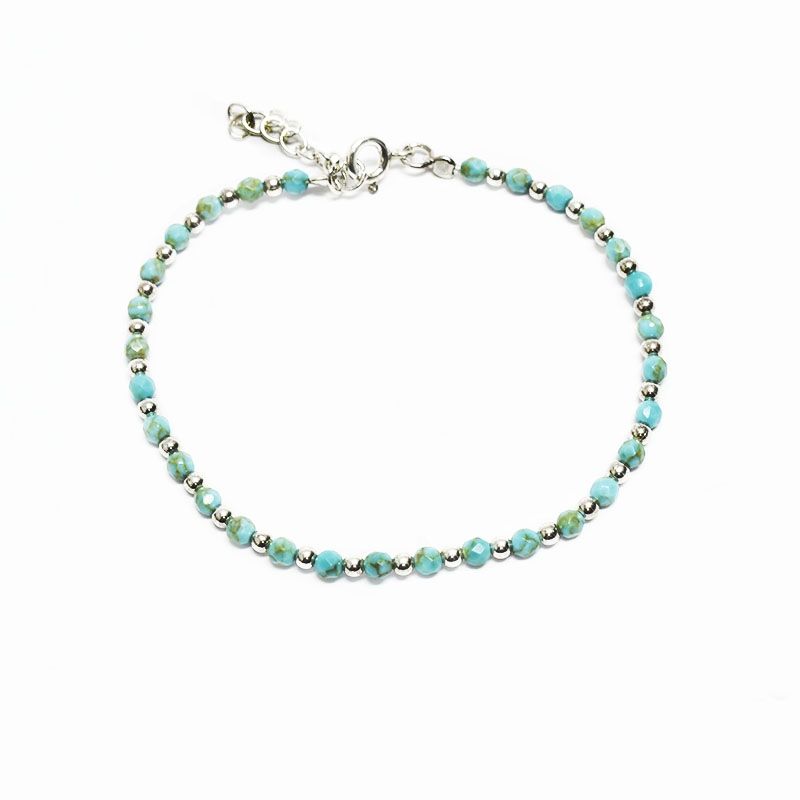 ROSETT - Pulsera mostacillas y esferas Plata ley 925