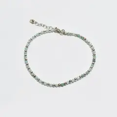 ROSETT - Pulsera mostacillas y esferas Plata ley 925