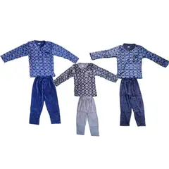 AGW - Pack 3 Pijamas Hombre Polar Largo Extra Suave.-