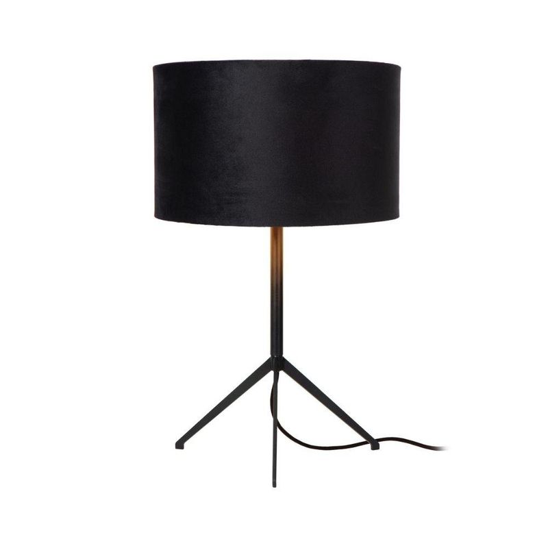 BOSCO - LAMPARA DE MESA TONDO NEGRO Ø30-1xE27 - Negro