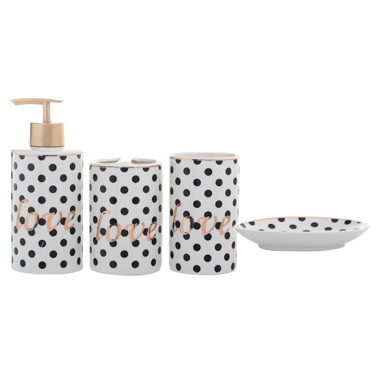 MALLORCA - Juego de Baño Decorativo Marsella 4 Piezas