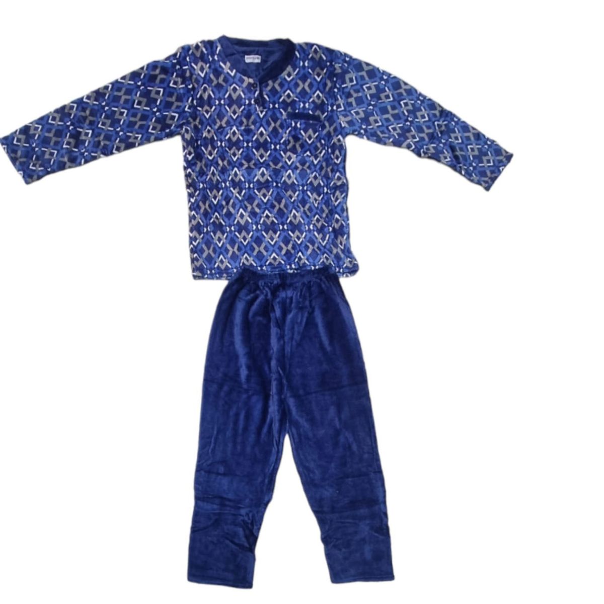 AGW - Pijama Hombre Polar Largo Extra Suave