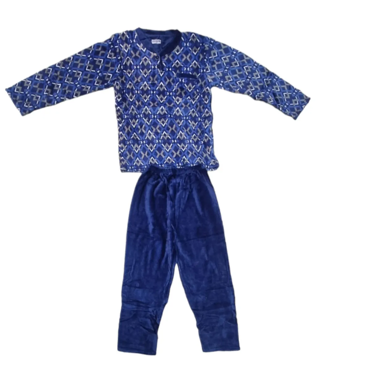 AGW - Pijama Hombre Polar Largo Extra Suave