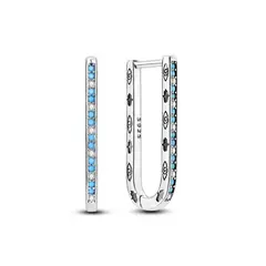SILVER HEART - Aros Argolla Ovalada Espiritual en Plata Fina 925