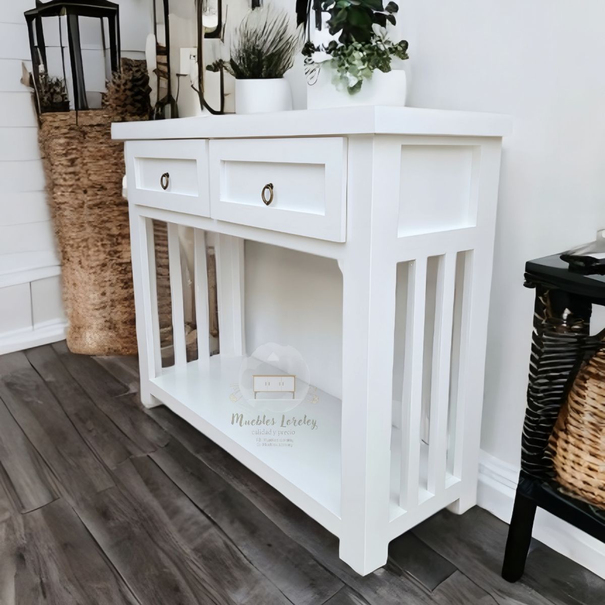 RUSTIC STYLE - ARRIMO DE MADERA + TIRADOR PREMIUM DELUXE - Muebles Loreley