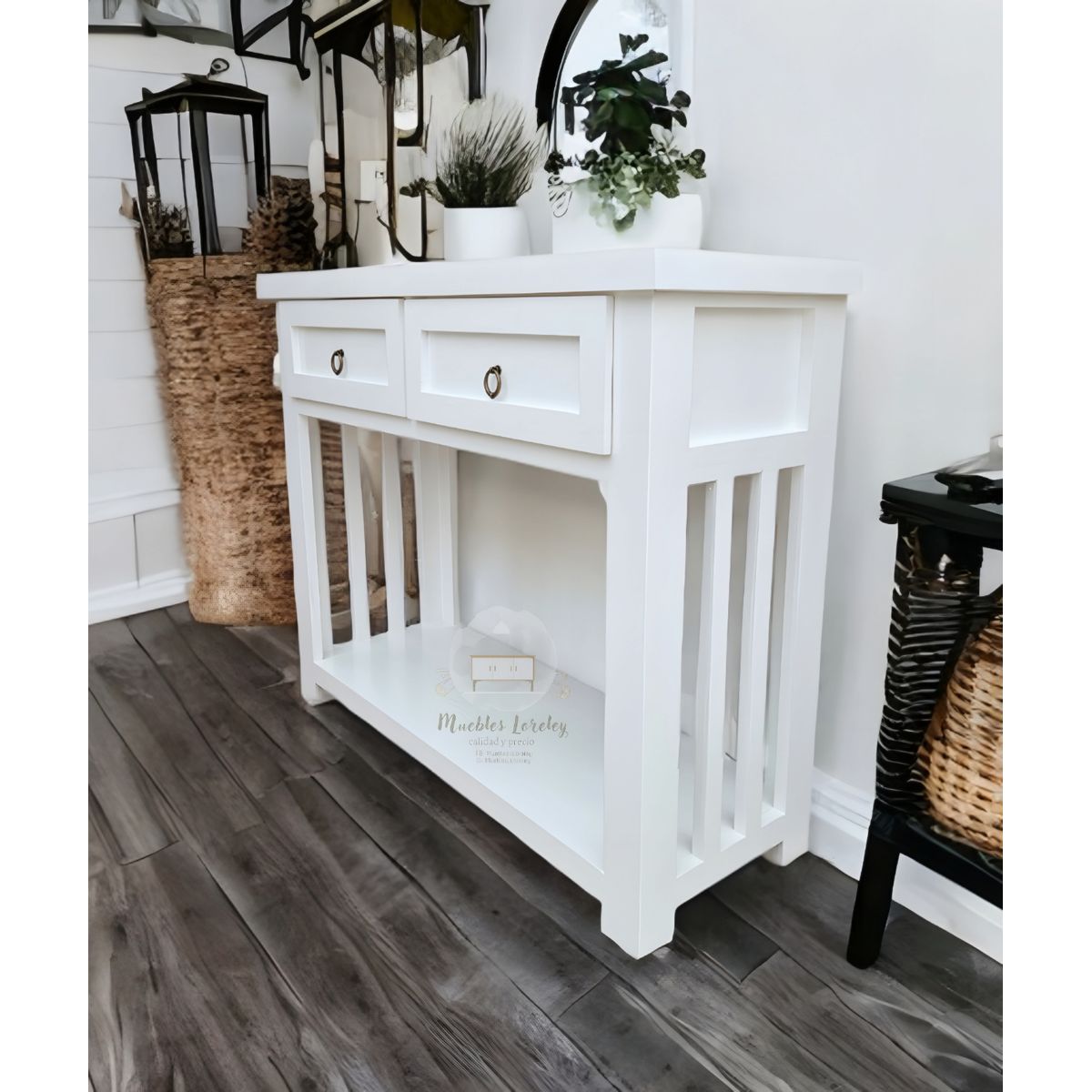 RUSTIC STYLE - ARRIMO DE MADERA + TIRADOR PREMIUM DELUXE - Muebles Loreley