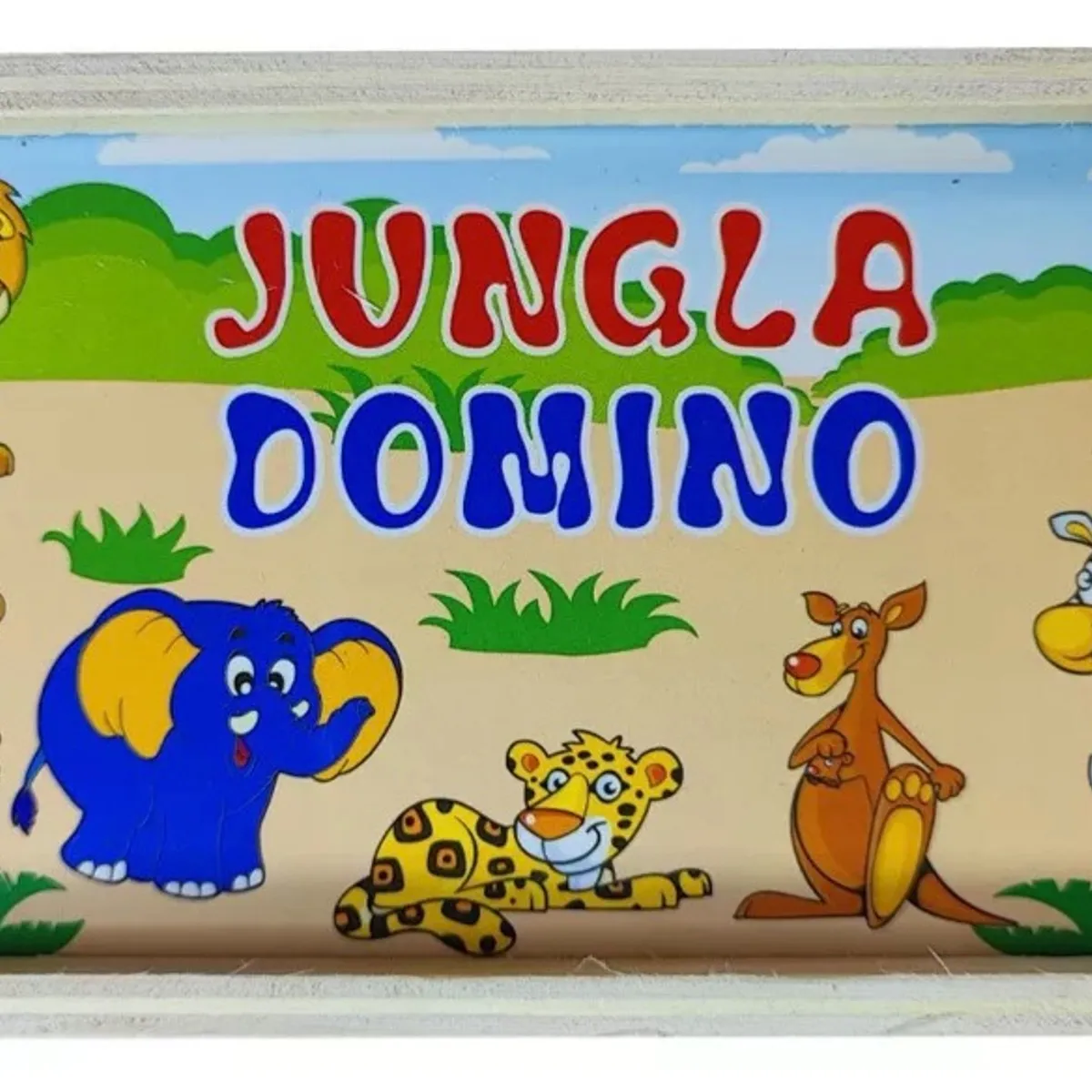 GENERICO - Domino De Madera Animales Jungla o Domino Chico