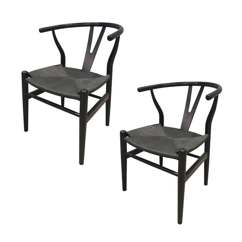 NOVAHUS - PACK 2 SILLA COMEDOR  WISHBONE