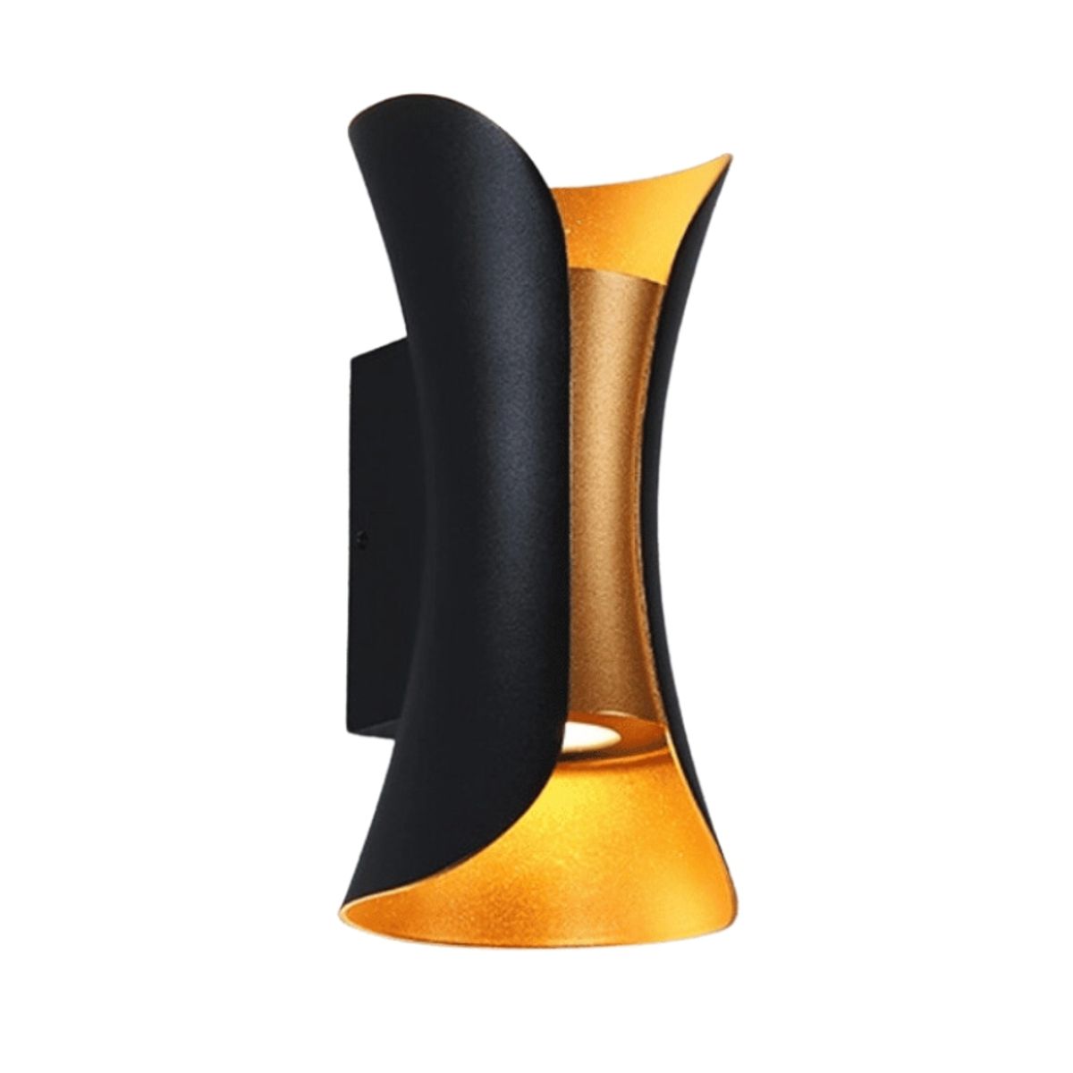 GENERICO - Apliqué Curvo Bidireccional - IP44 Luz Cálida