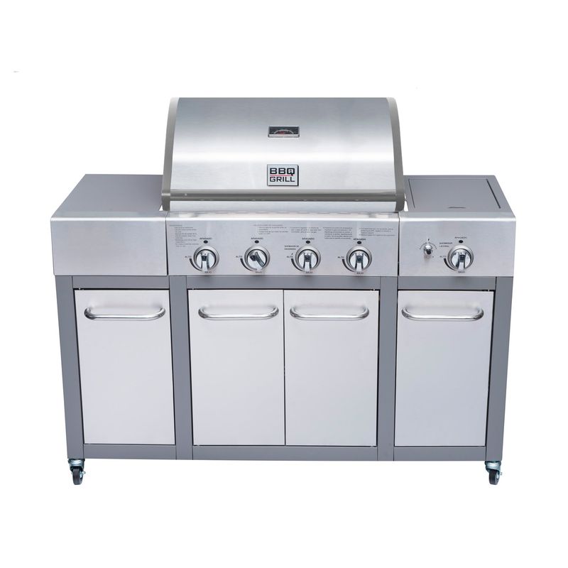 BBQ GRILL - Parrilla BBQ Grill Gas Buffalo Inox