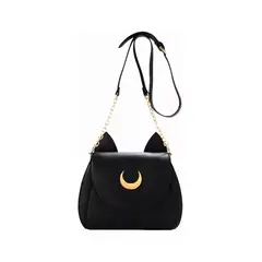 GENERICO - Bolso De Sailor Moon Piel Sintética Negro