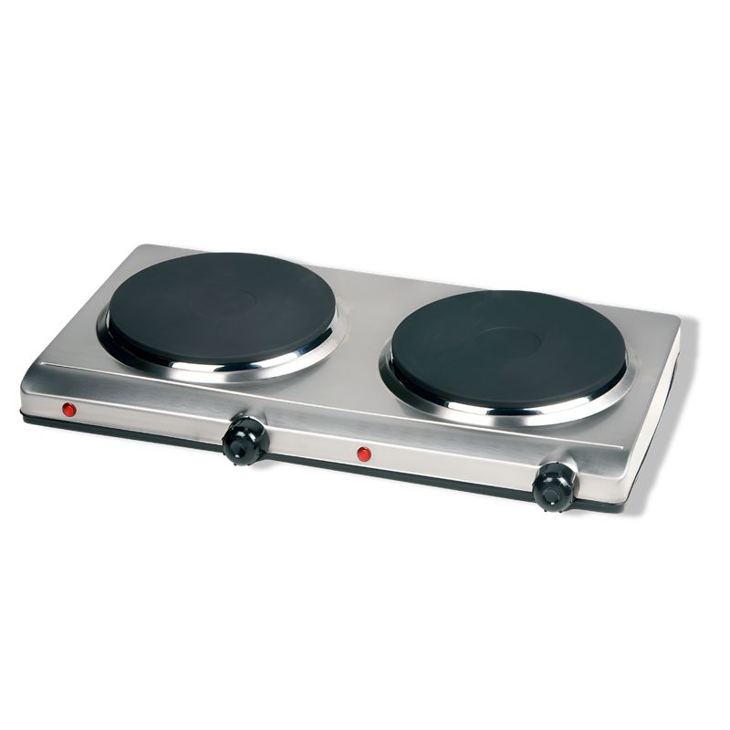 MAGEFESA - Cocina Eléctrica Magefesa De Acero Inoxidable 2250w 2 Platos