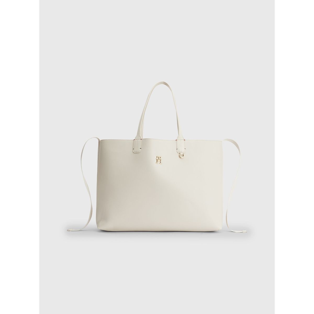 TOMMY HILFIGER - Bolso Tote Iconic Monogram Blanco Tommy Hilfiger